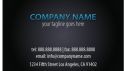 Entertainment Business Card Gray Orb